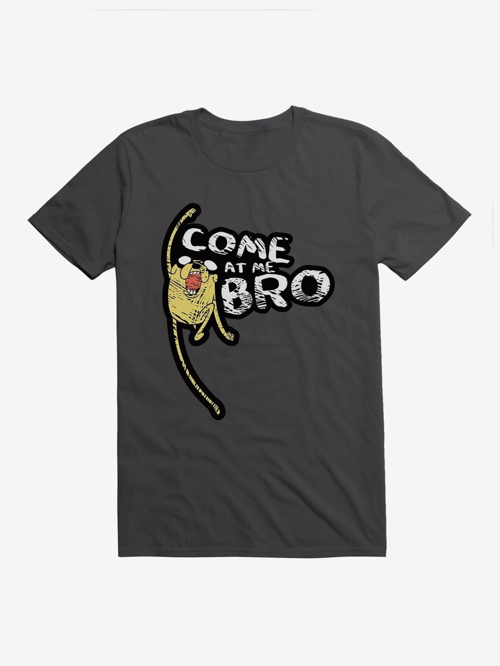 Gray 'Come At Me Bro' Graphic Tee